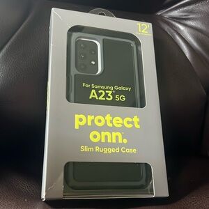 Slim case for Samsung Galaxy A23, black, NIB